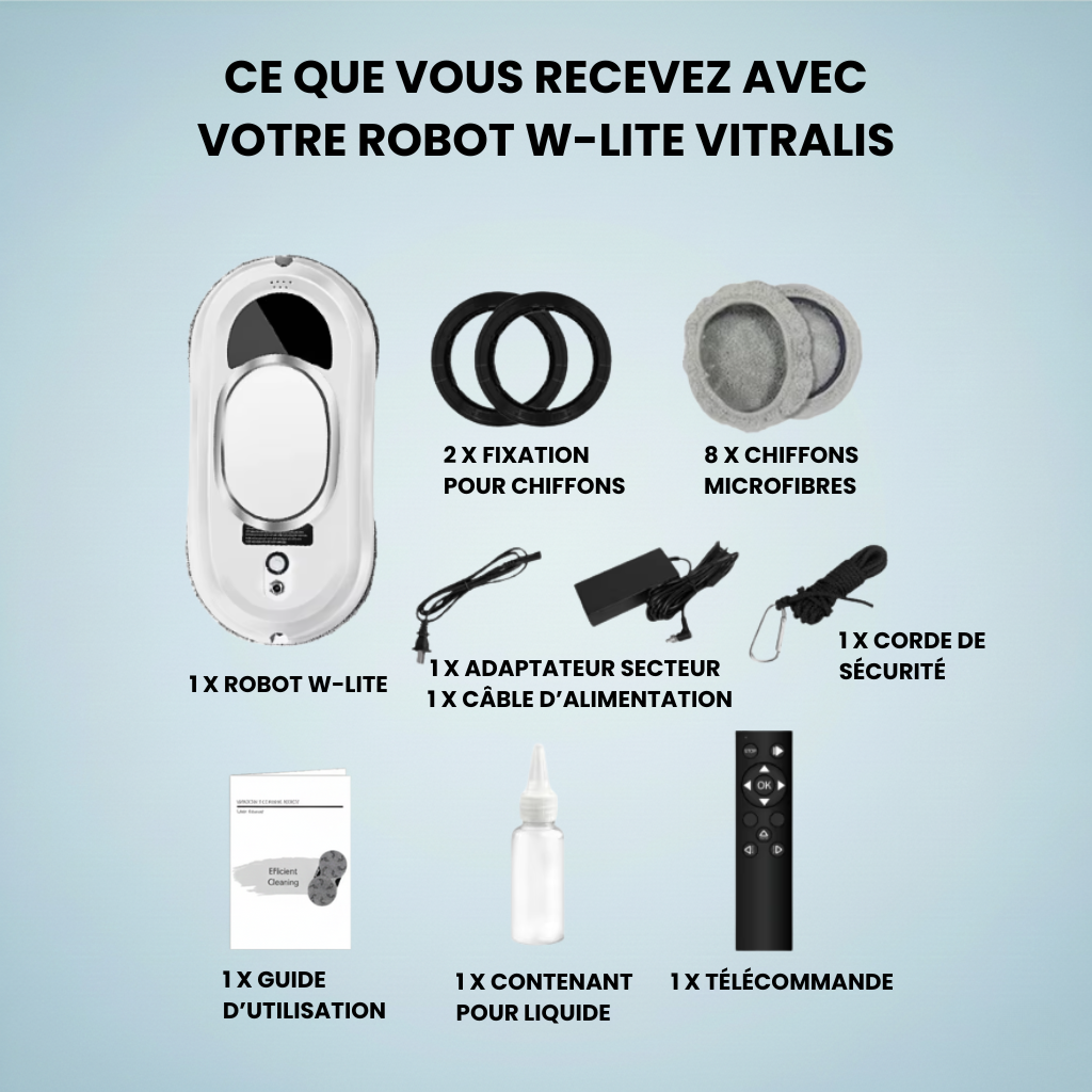 Robot lave vitre W-Lite